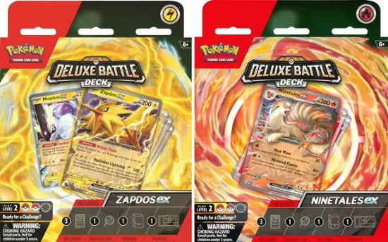 Pokémon TCG: Ninetales ex or Zapdos ex Deluxe Battle Deck