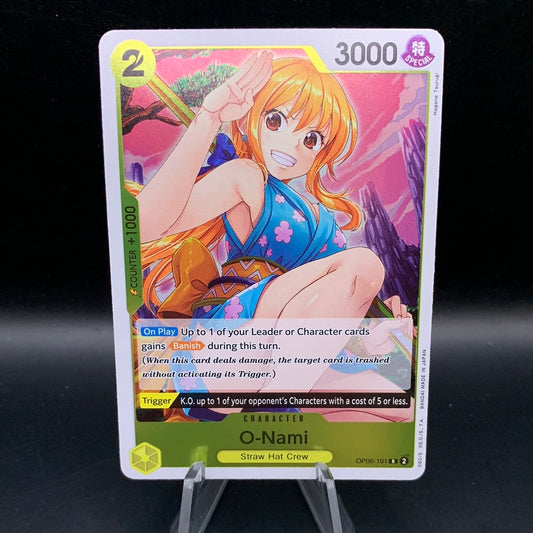 One Piece TCG: O-Nami OP06-101 R Wings of the Captain OP06