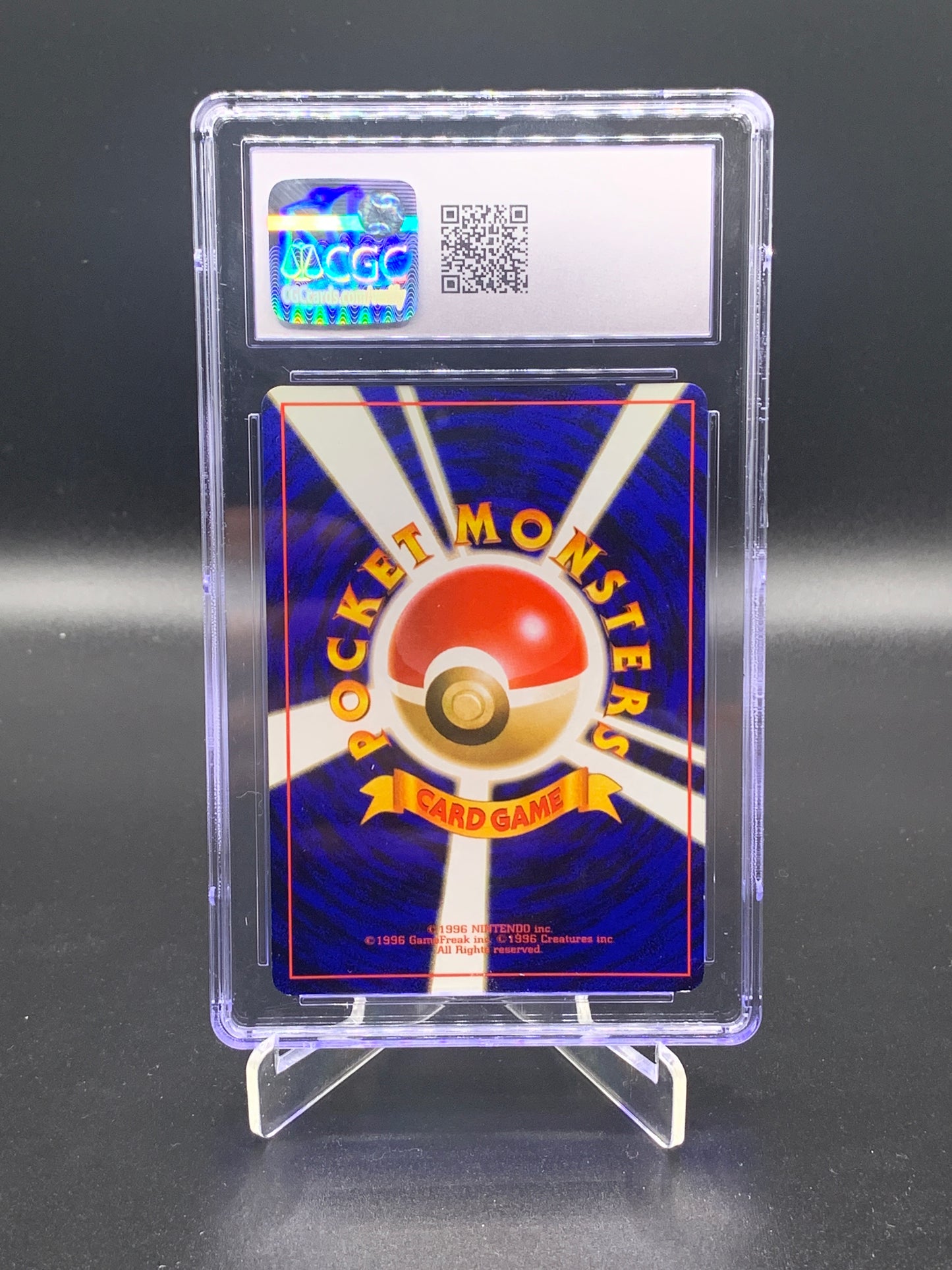 CGC 8 Pokémon TCG: 2000 Japanese Ampharos Gold, Silver, to a new world Holo 1401036682065