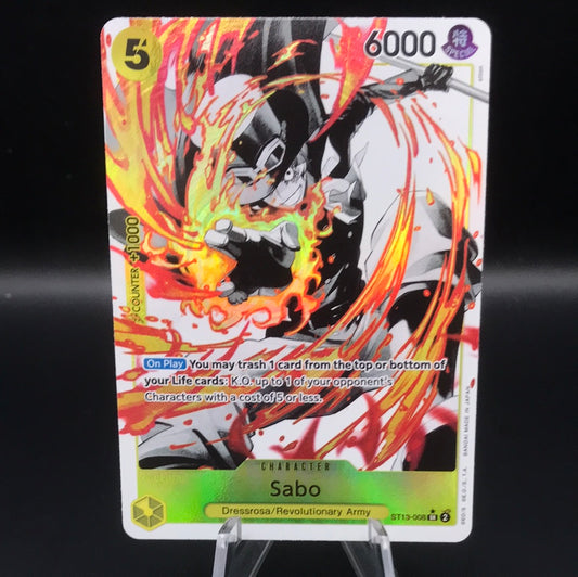 One Piece TCG: Sabo ST13-008 SR The Three Brothers