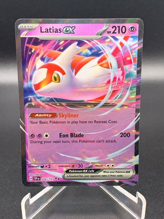 Pokémon TCG 2024 Latias EX 076/191 S&V: Surging Sparks