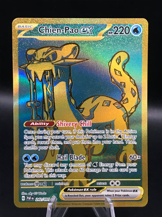 Pokemon TCG: 2024 Chien-Pao ex 242/091 S&V Paldean Fates