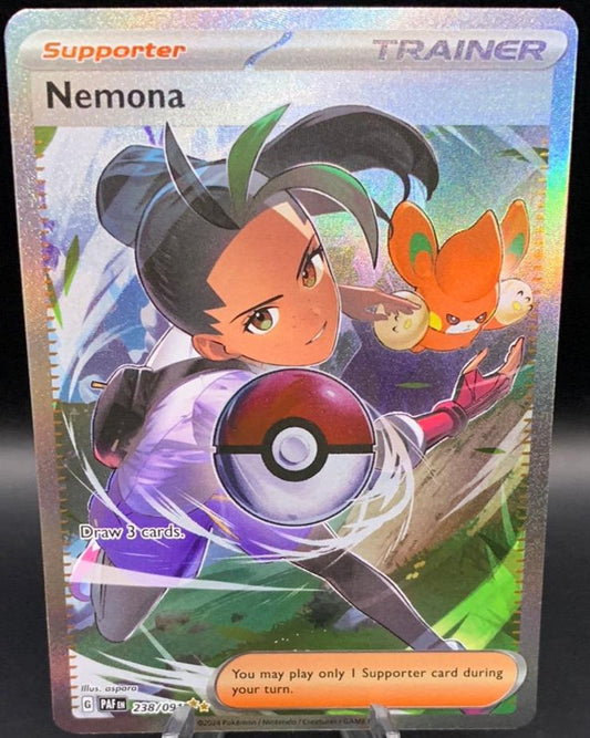 Pokémon TCG: 2024 Nemona 238/091 S&V Paldean Fates Trainer Alt Art