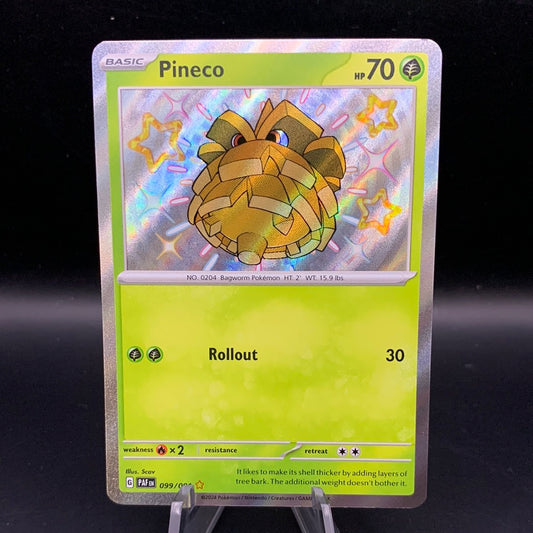 Pokémon TCG: 2024 Pineco 099/091 S&V Paldean Fates Baby Shiny