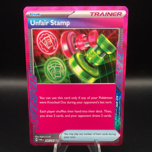 Pokemon TCG: 2024 Unfair Stamp 165/167 S&V: Twilight Masquerade