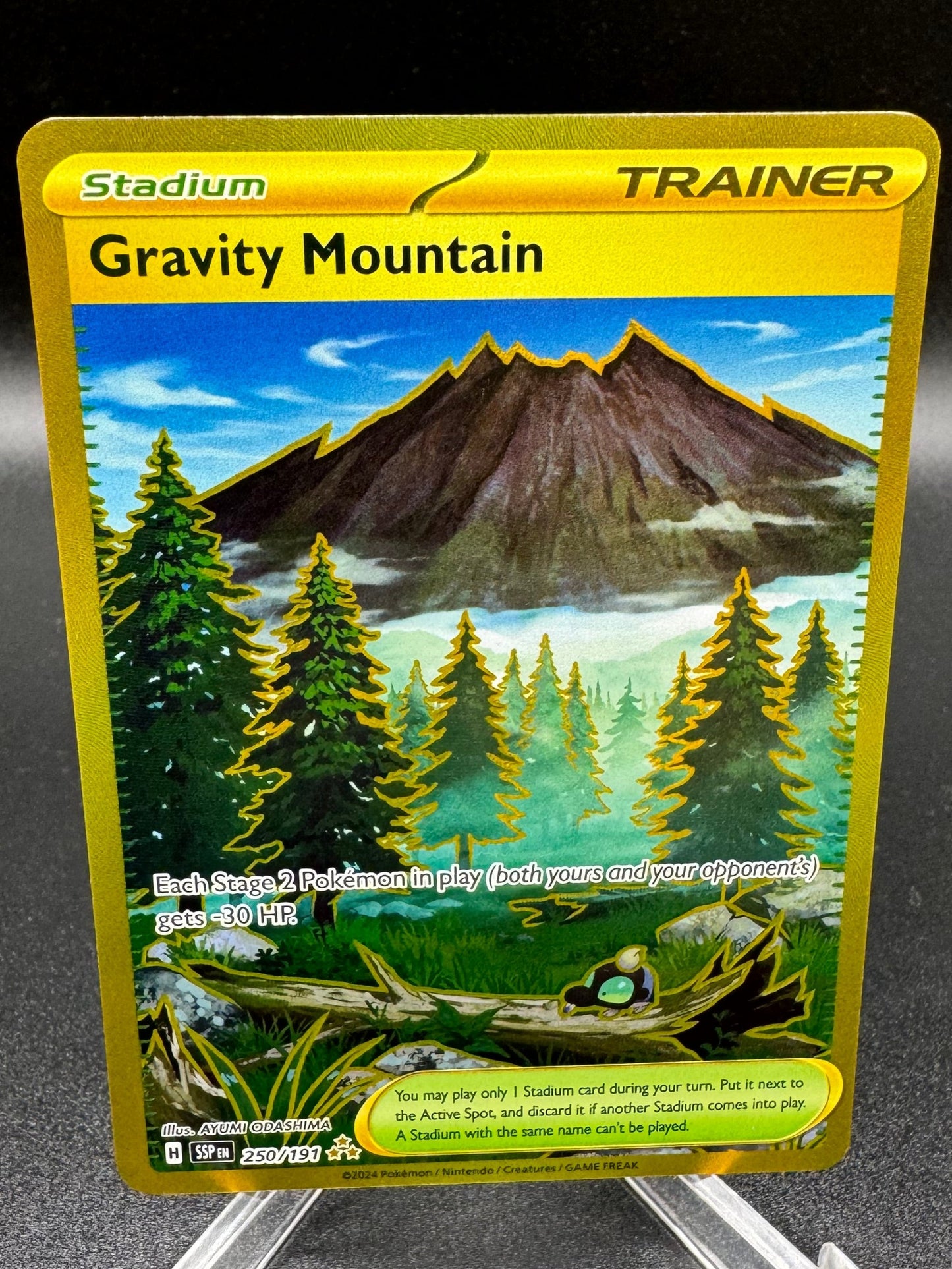 Pokémon TCG 2024 Gravity Mountain 250/191 S&V: Surging Sparks