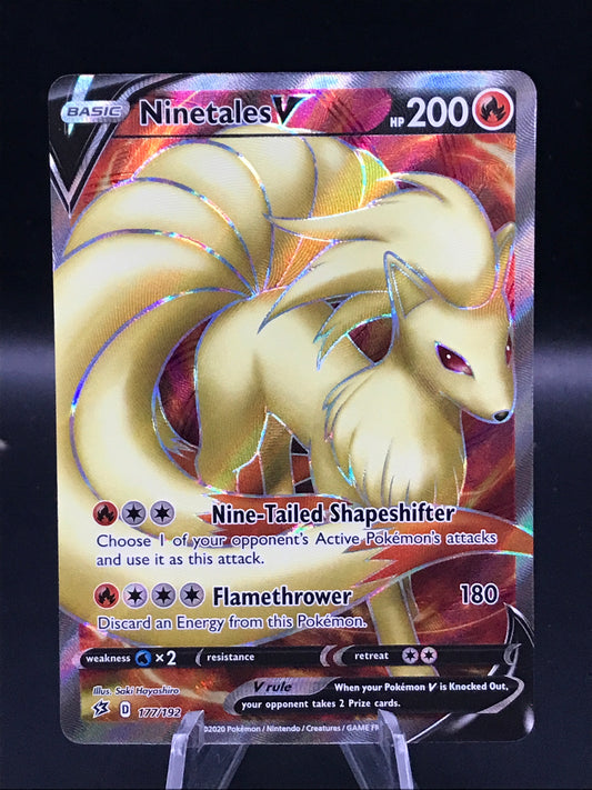 Pokémon TCG: 2019 Ninetales V 177/192 S&S: Rebel Clash