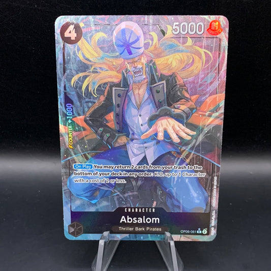 One Piece TCG: Absalom OP06-081 R Wings of the Captain OP06 Alt Art