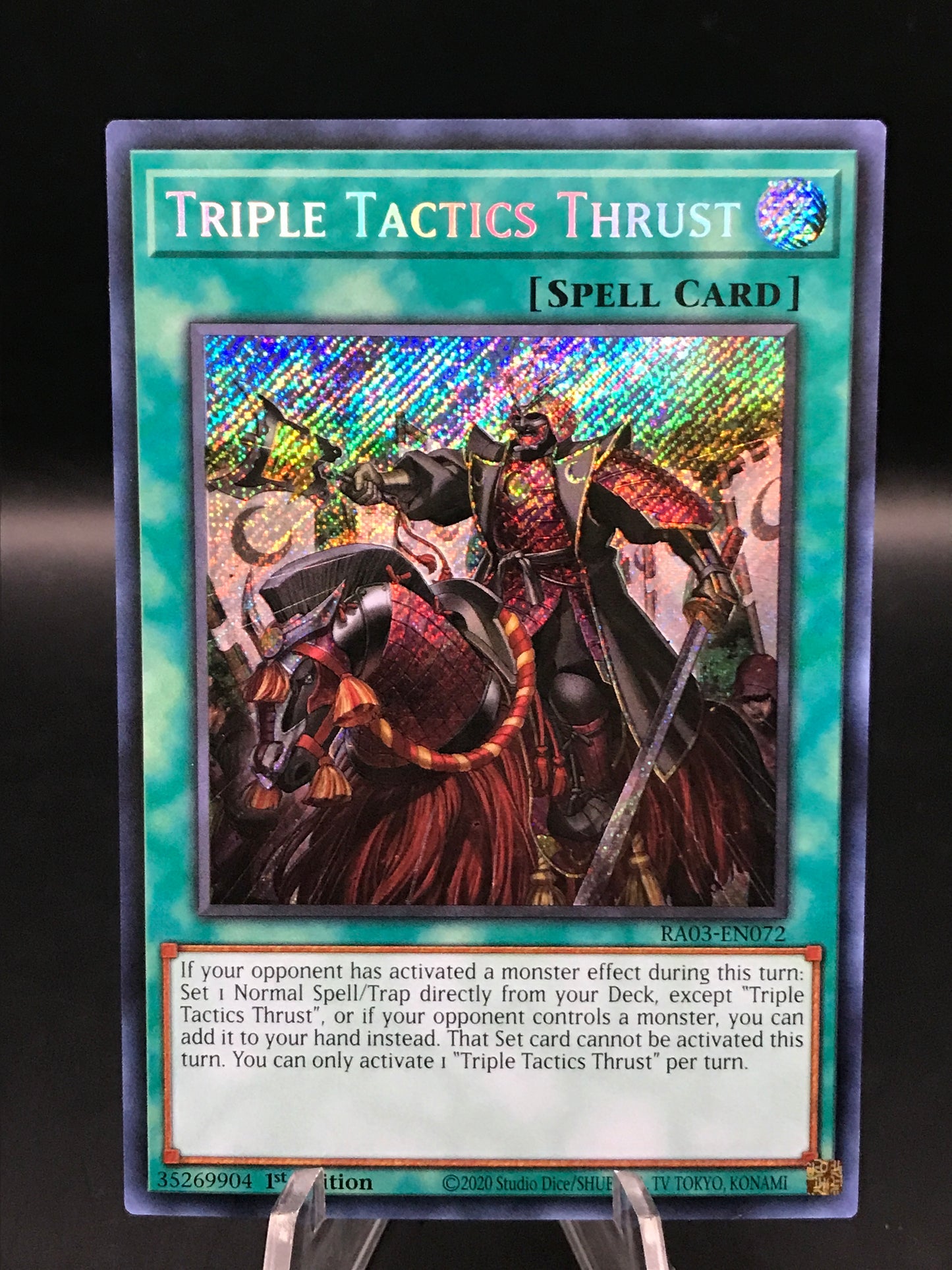 Yu-Gi-Oh! Triple Tactics Thrust Secret Rare- Quarter Century Bonanza RA03-EN072