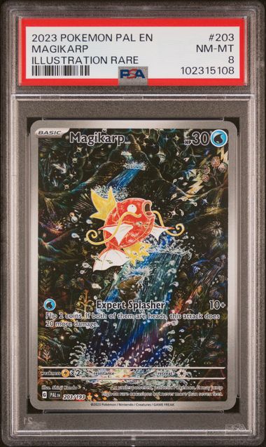 PSA 8 Pokémon TCG: 2023 Magikarp 203/193 Paldea Evolved