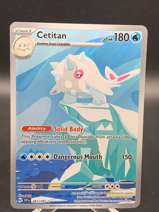 Pokémon TCG 2024 Cetitan - 201/191 - SV08V: Surging Sparks