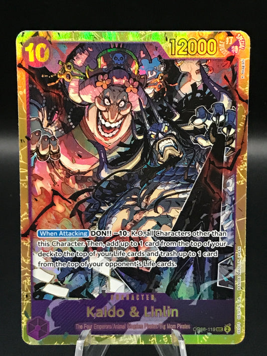 One Piece TCG: Kaido & Linlin OP08-119 L Two Legends