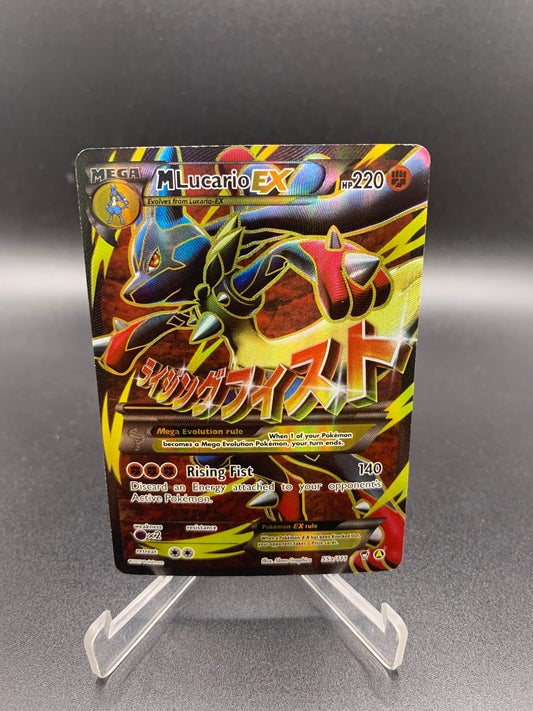 Pokémon TCG: 2017 M Lucario EX 55a/111 XY: Furious Fists Full Art Promo