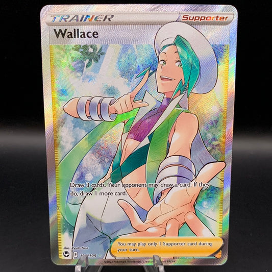 Pokémon TCG: 2022 Wallace 194/195 Silver Tempest Full Art Trainer