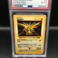 PSA 6 Pokémon TCG: 1999 Shadowless Zapdos 16/102 Base Set Holo