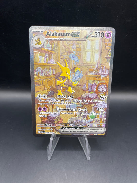 Pokémon TCG: 2023 Alakazam ex 201/165 S&V Pokemon 151