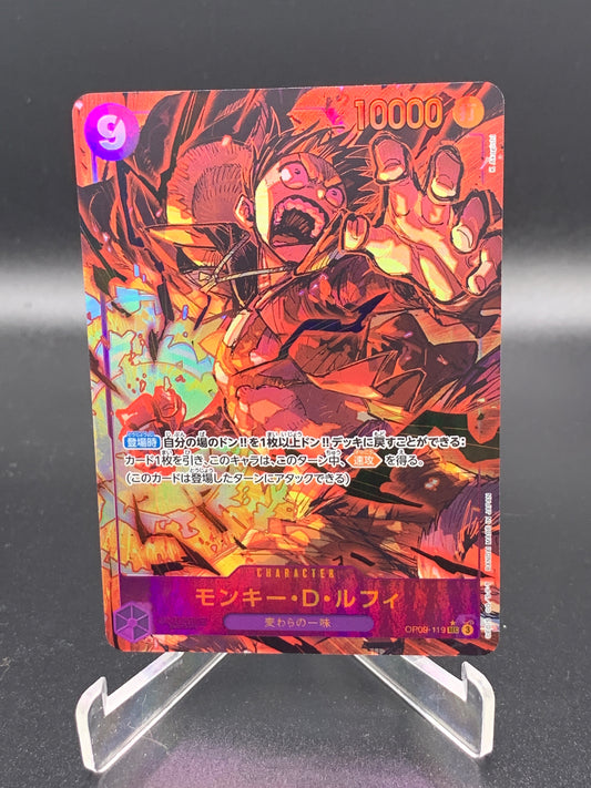 One Piece TCG: Japanese Monkey D. Luffy  OP09-119 SEC Emperors in the New World-Japan ONE PIECE