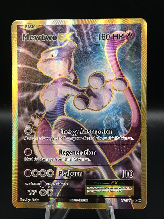 Pokémon TCG: 2016 Mewtwo EX 103/108 XY Evolutions Full Art