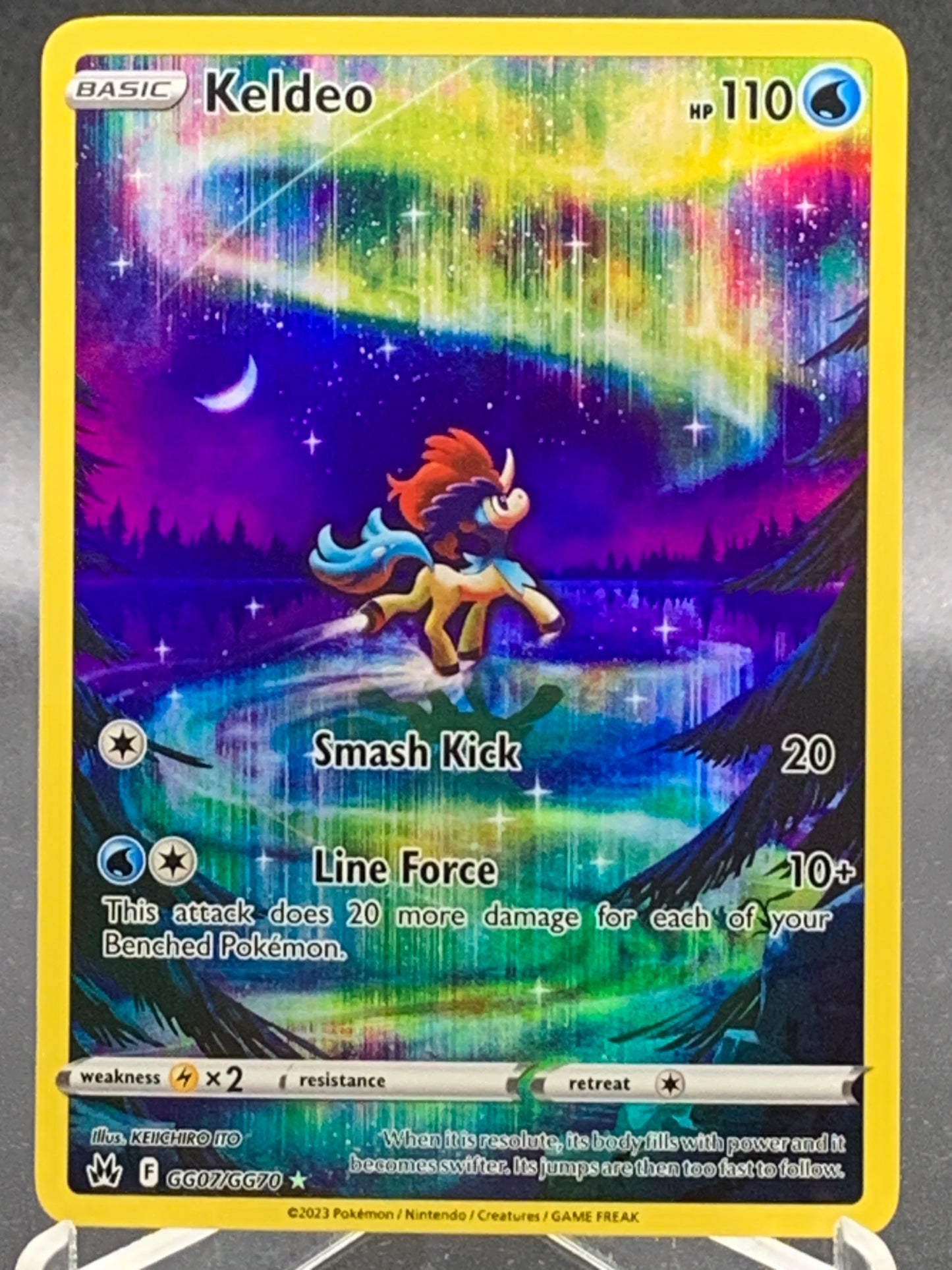 Pokémon TCG: 2023 Keldeo GG07/GG70 Crown Zenith Galarian Gallery