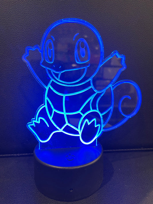 Acrylic Light Stand Squirtle LED