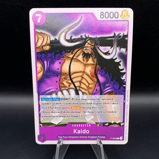 One Piece TCG: Kaido P-0005 Promotion Pack 2022 One Piece Promotion Cards OP-PR
