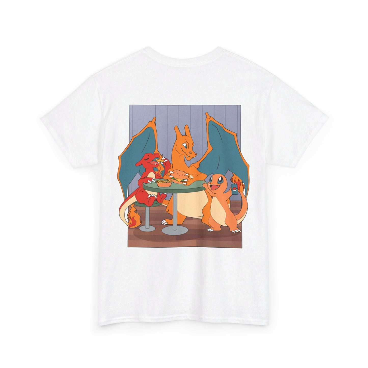 Charizard Family Lunch - Unisex Heavy Cotton Tee