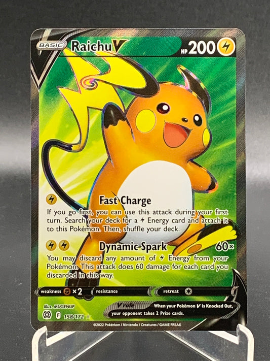 Pokémon TCG: 2022 Raichu V 158/172 Brilliant Stars