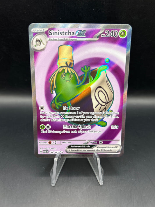 Pokémon TCG: 2024 Sinistcha ex 189/167 S&V: Twilight Masquerade Full Art