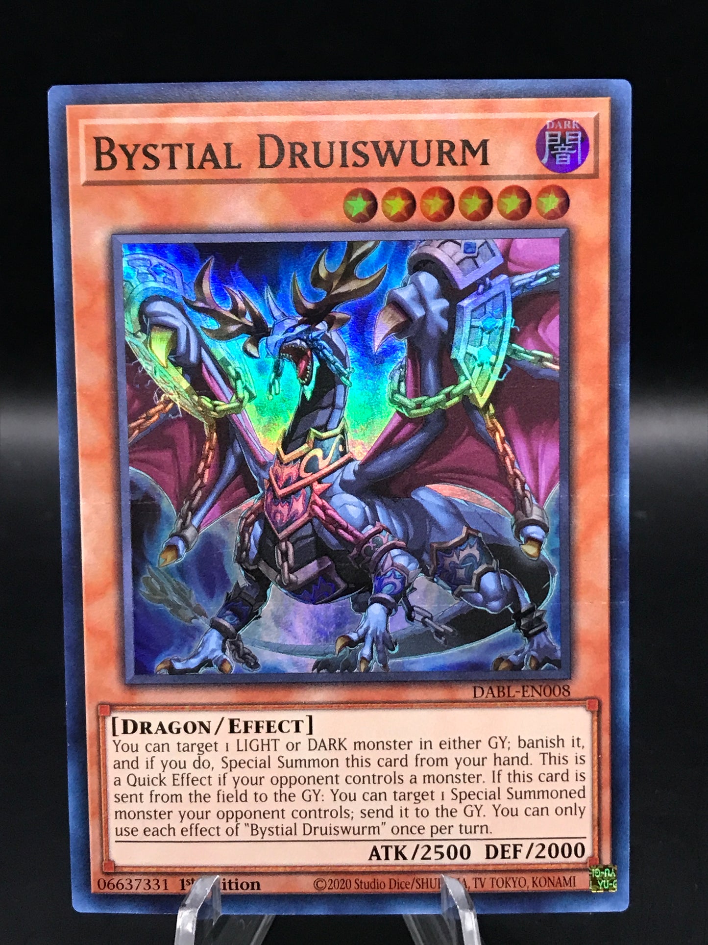 Yu-Gi-Oh! TCG: Brystial Druiswurm - Darkwing Blast DABL-EN008 1st Edition