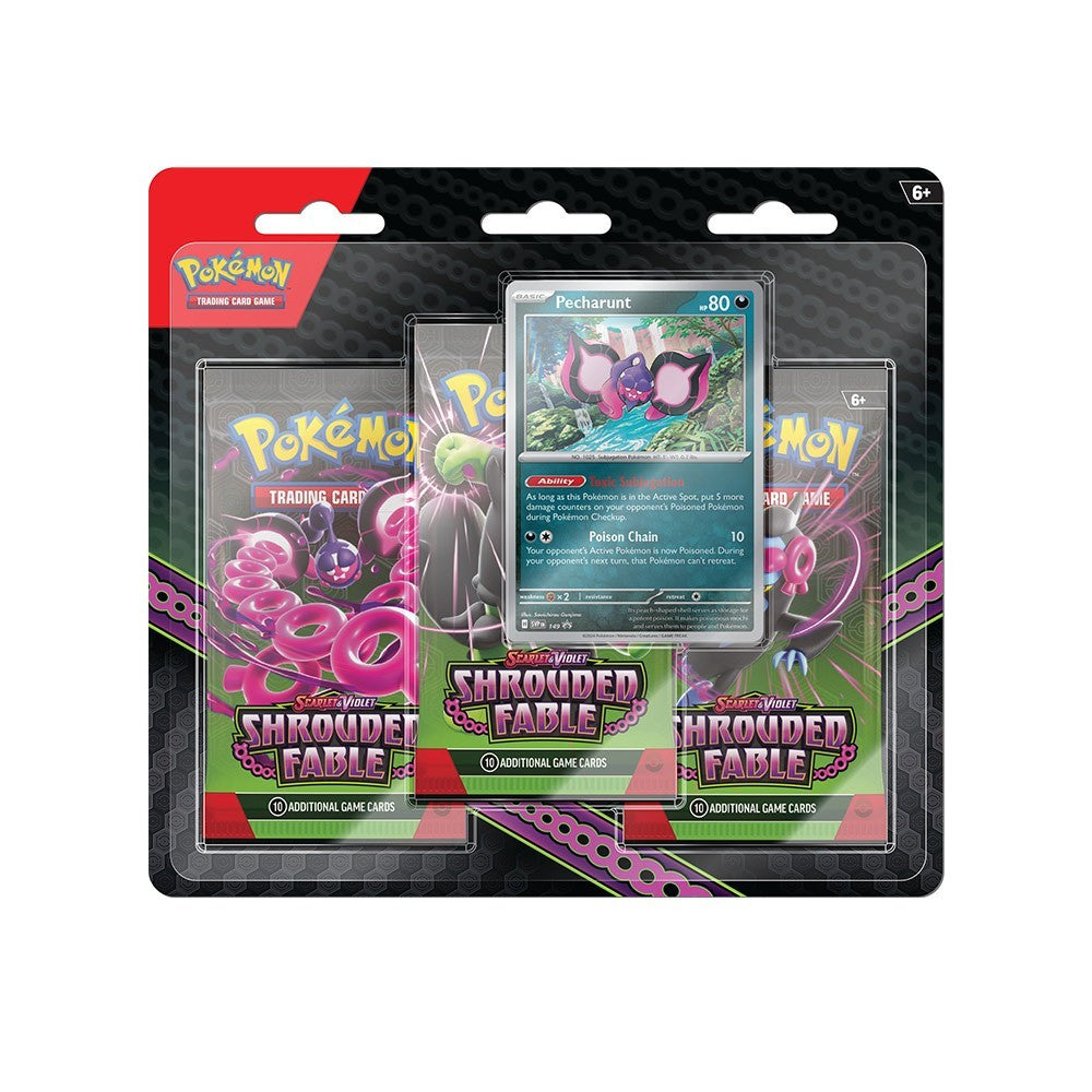 Pokemon TCG: Scarlet & Violet Shrouded Fable 3-Pack Blister