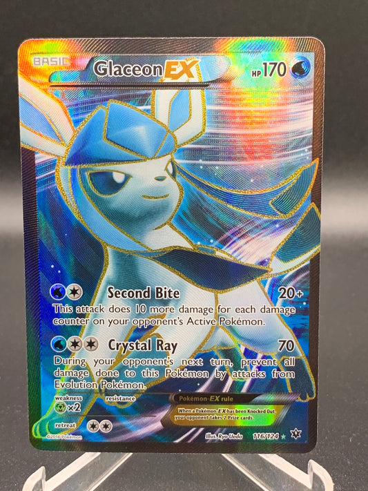 Pokémon TCG: 2016 Glaceon EX 116/124 XY: Fates Collide Secret