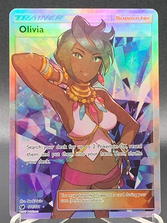 Pokémon TCG: 2017 Olivia 111/111 S&M: Crimson Invasion