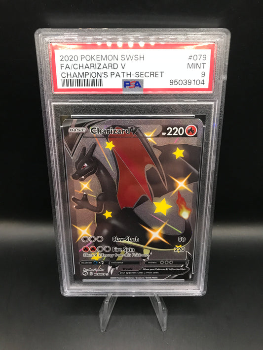 PSA 9 Pokémon TCG: 2020 Charizard V 79/73 S&S: Champions Path Secret