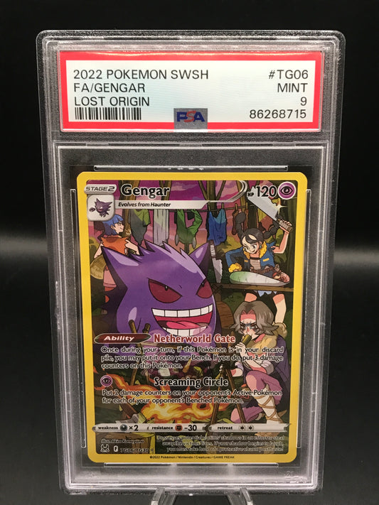 PSA 9 Pokémon TCG: 2022 Gengar TG06/TG30 Lost Origin