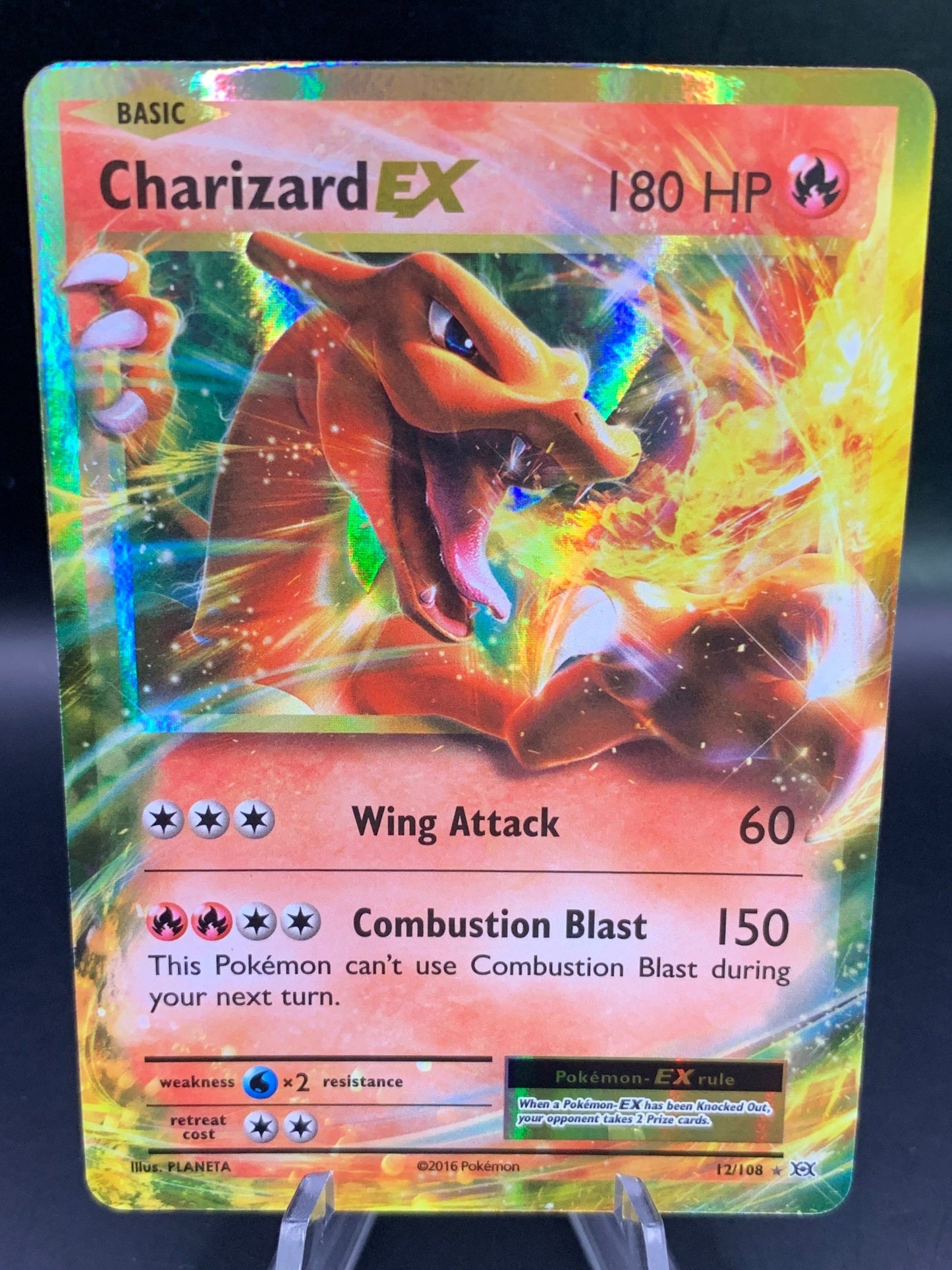 Pokémon TCG: 2016 Charizard EX 12/108 XY: Evolutions