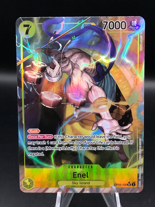 One Piece TCG: Enel OP05-100 SR Wings of the Captain