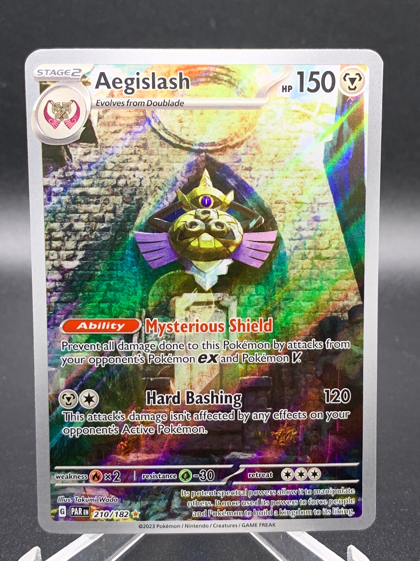 Pokémon TCG: 2023 Aegislash - 210/182 - SV04 - Paradox Rift