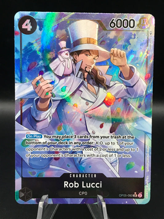 One Piece TCG: Rob Lucci OP05-093 SR Wings of the Captain