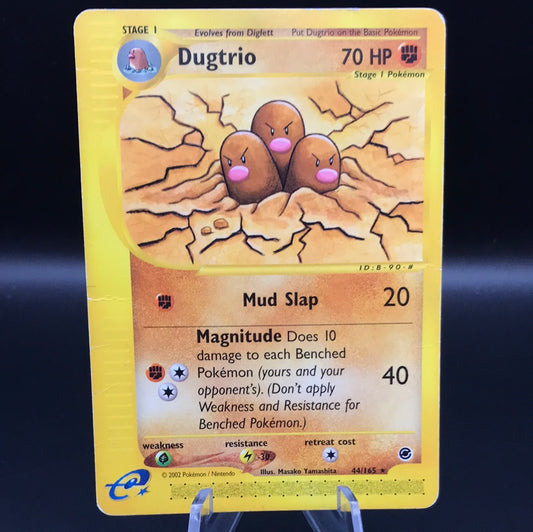 Pokémon TCG: 2002 Dugtrio 44/165 E-Card: Expedition Base Set