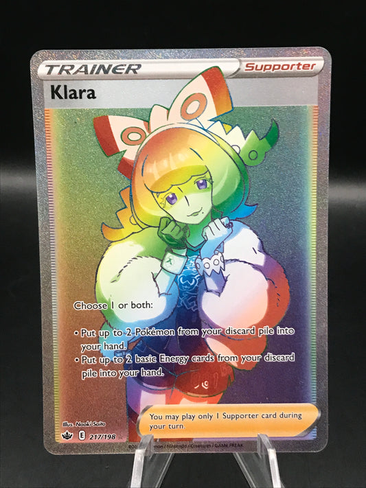 Pokémon TCG: 2021 Klara 217/198 S&S: Chilling Reign