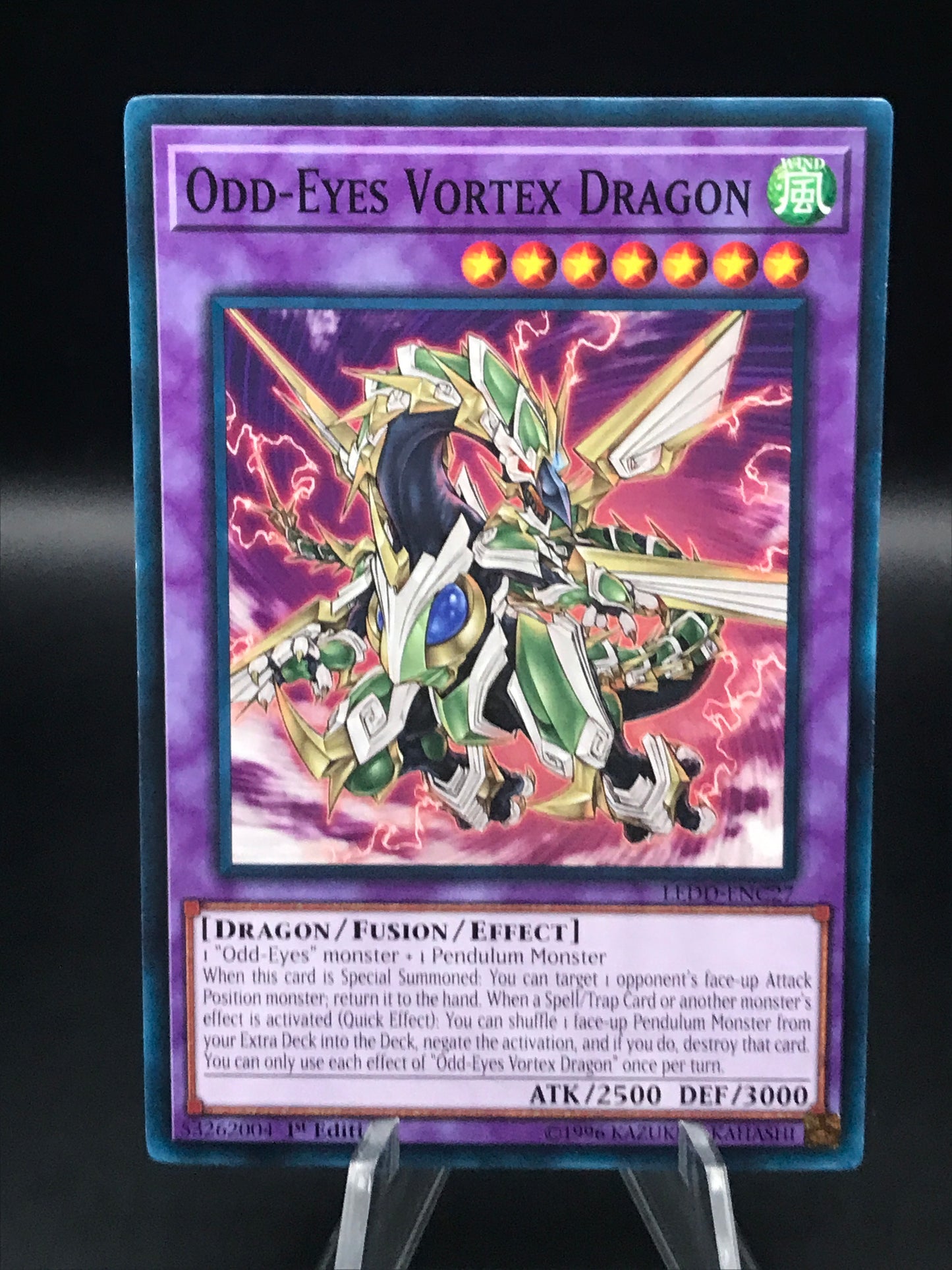 Yu-Gi-Oh! TCG Odd-Eyes Vortex Dragon LEDD-ENC27