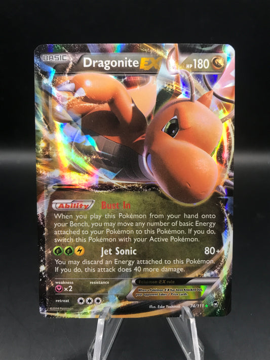 Pokémon TCG: 2014 Dragonite EX 74/111 XY: Furious Fists