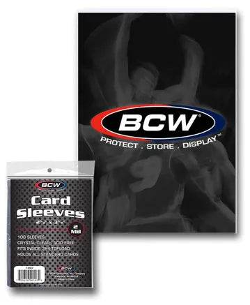 BCW Standard Card Sleeves Clear (100-Pack)