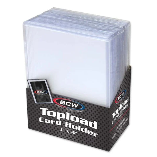 BCW 3x4 Topload Card Holder 25ct