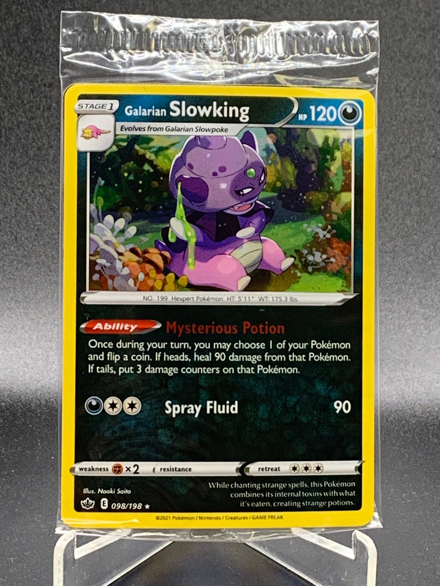 Pokemon TCG: 2021 Galarian Slowking 098/198 S&S: Chilling Reign