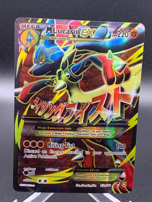 Pokémon TCG: 2017 MLucario EX 55a/111 XY: Furious Fists