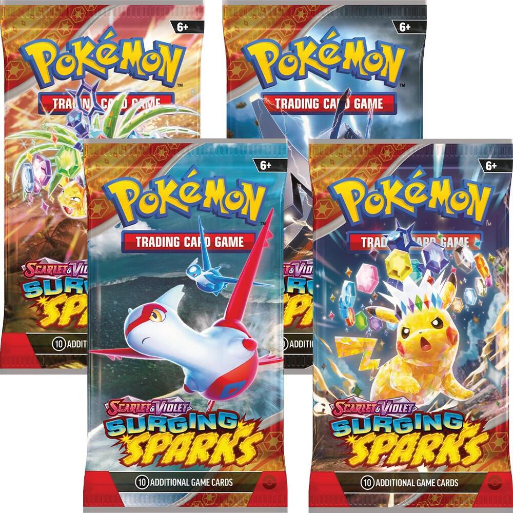 Pokémon TCG: Scarlet & Violet Surging Sparks Booster Pack (Style May Vary)