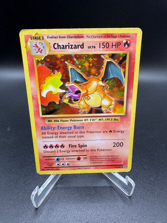 Pokémon TCG: 2016 Charizard 11/108 XY Evolutions Holo Rare