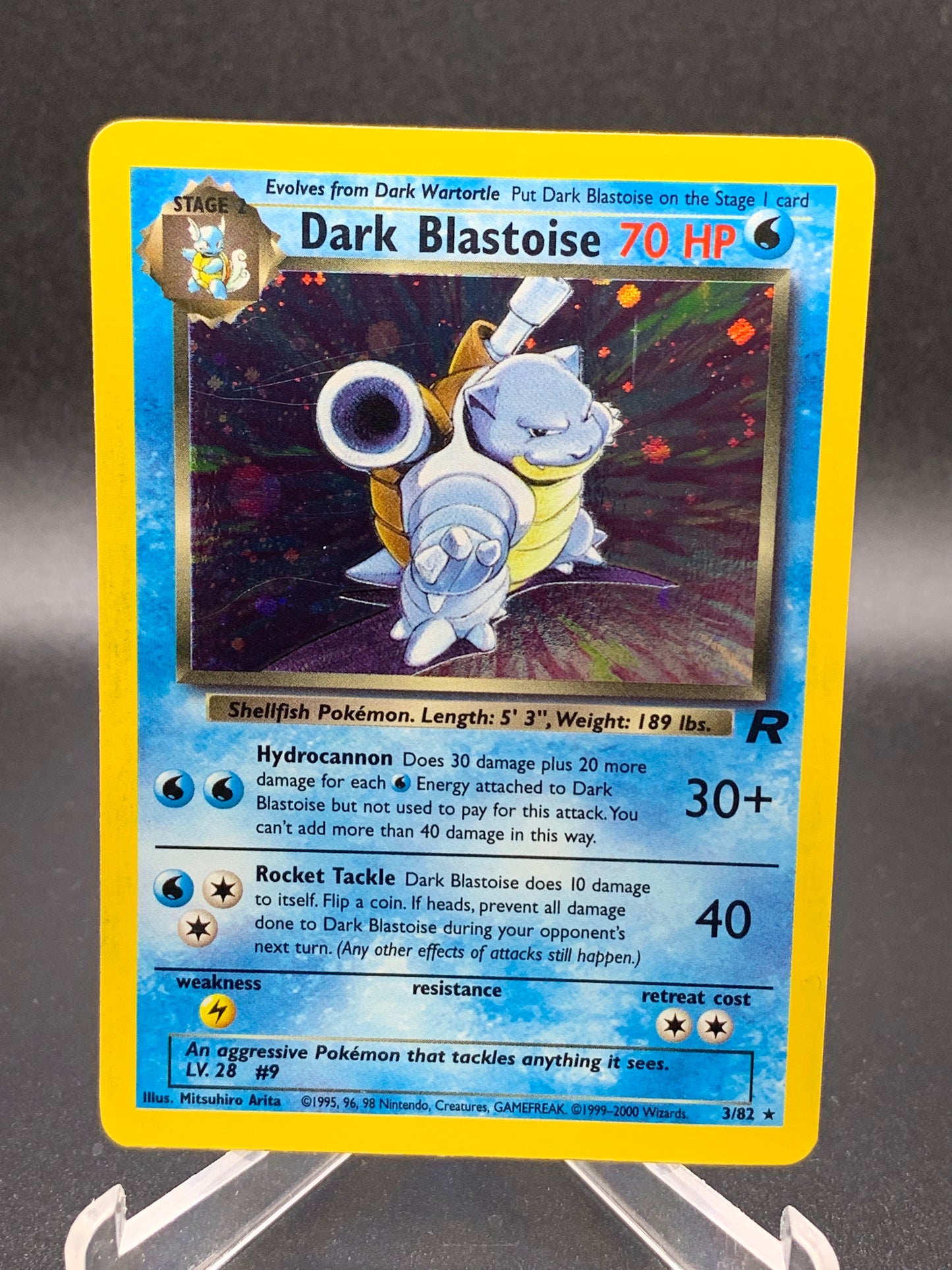 Pokémon TCG: 2000  Dark Blastoise 3/82 Team Rocket Holo