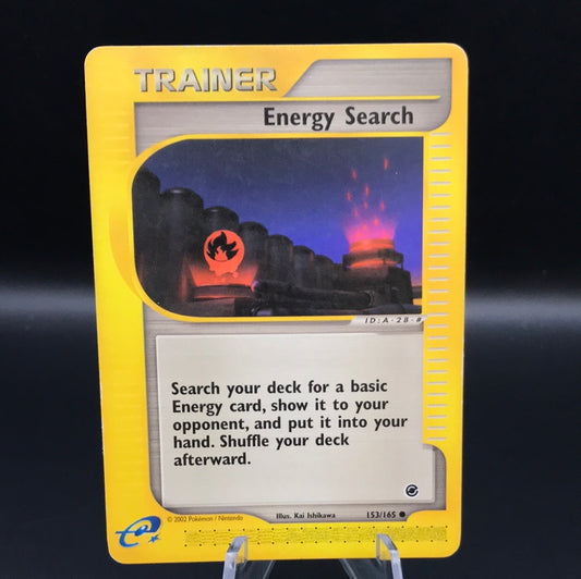 Pokémon TCG: 2002 Energy Search 153/165 E-Card: Expedition Base Set